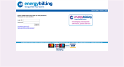 Desktop Screenshot of energybilling.co.uk