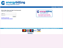 Tablet Screenshot of energybilling.co.uk